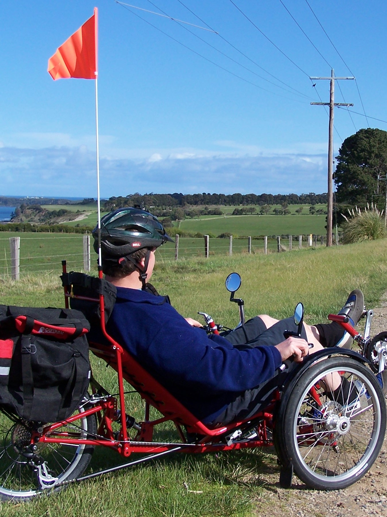 Best recumbent 2024 trike flag